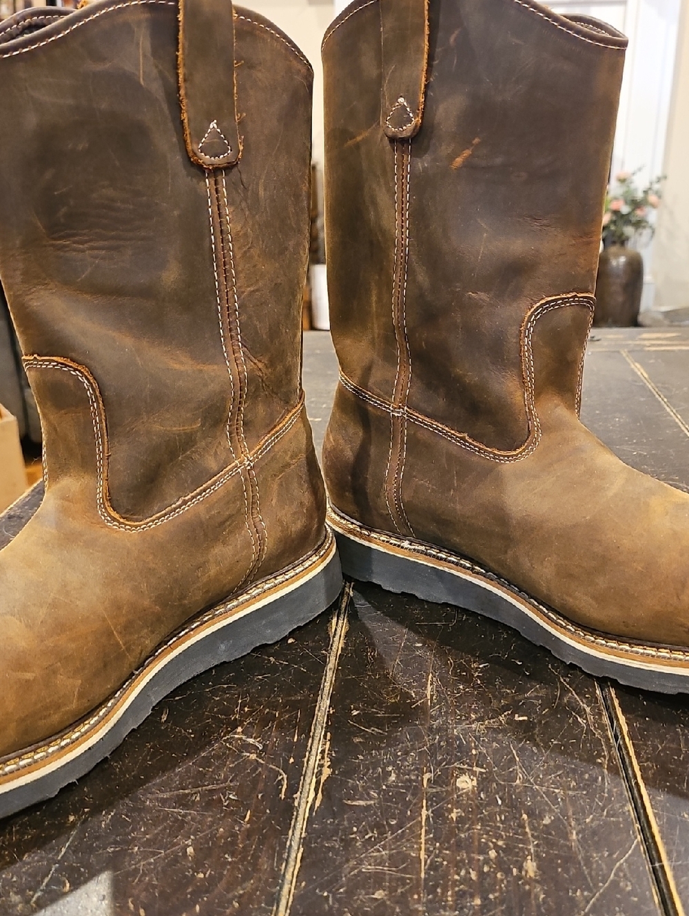 Thorogood Wellington Steel Toe Boots - Picture 2 of 12